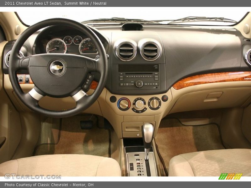 Summit White / Neutral 2011 Chevrolet Aveo LT Sedan