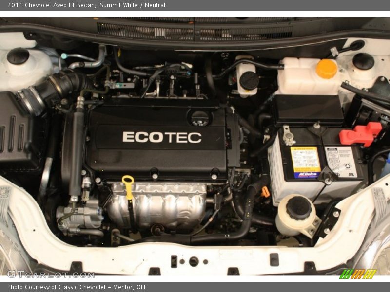 Summit White / Neutral 2011 Chevrolet Aveo LT Sedan