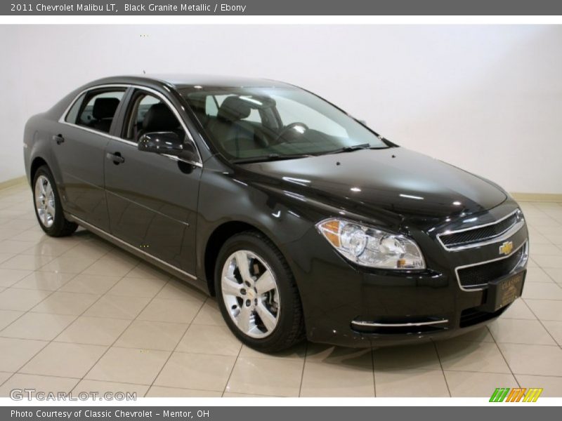 Black Granite Metallic / Ebony 2011 Chevrolet Malibu LT