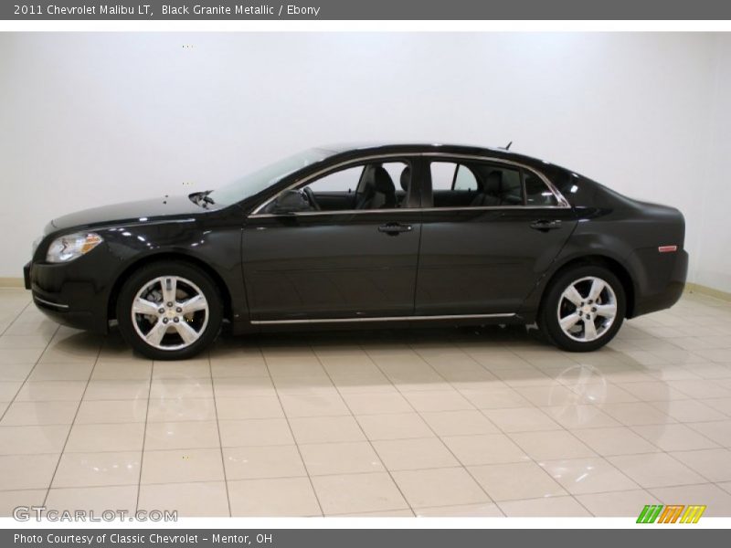 Black Granite Metallic / Ebony 2011 Chevrolet Malibu LT