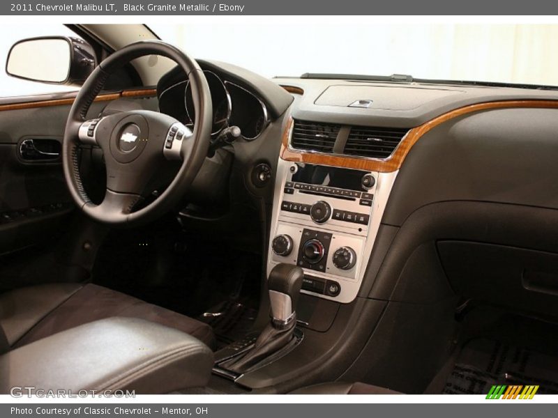 Black Granite Metallic / Ebony 2011 Chevrolet Malibu LT
