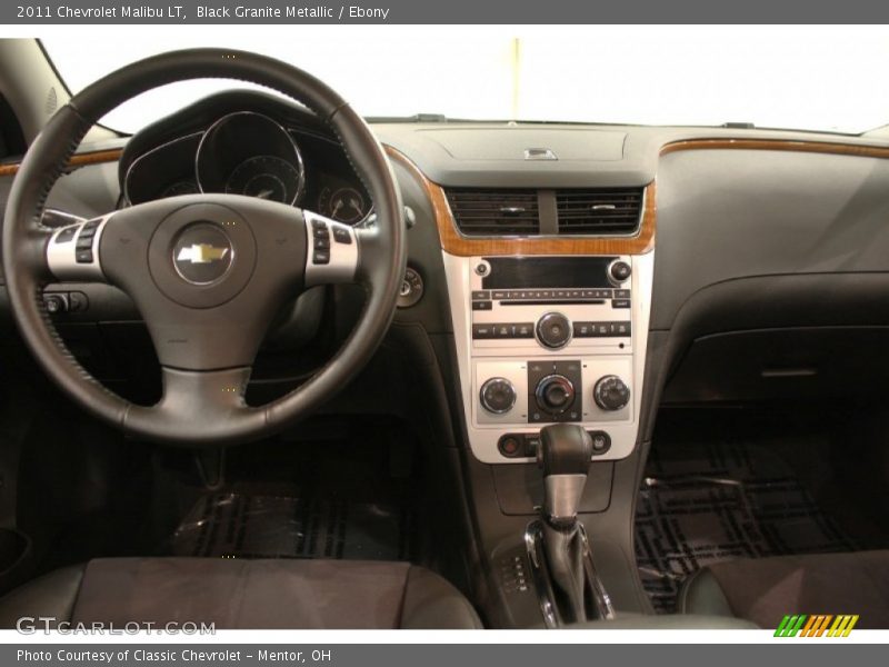 Black Granite Metallic / Ebony 2011 Chevrolet Malibu LT