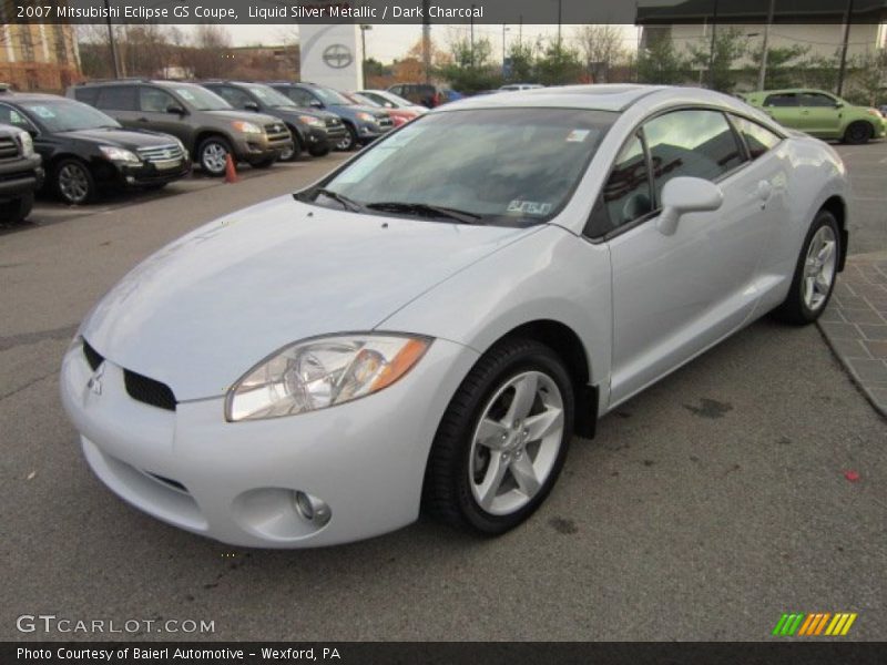 Liquid Silver Metallic / Dark Charcoal 2007 Mitsubishi Eclipse GS Coupe