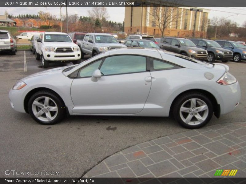 Liquid Silver Metallic / Dark Charcoal 2007 Mitsubishi Eclipse GS Coupe