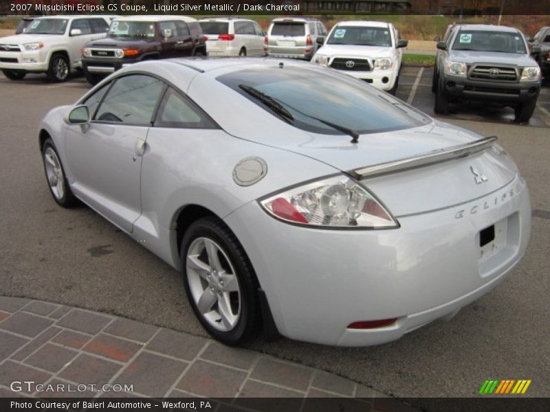 Liquid Silver Metallic / Dark Charcoal 2007 Mitsubishi Eclipse GS Coupe