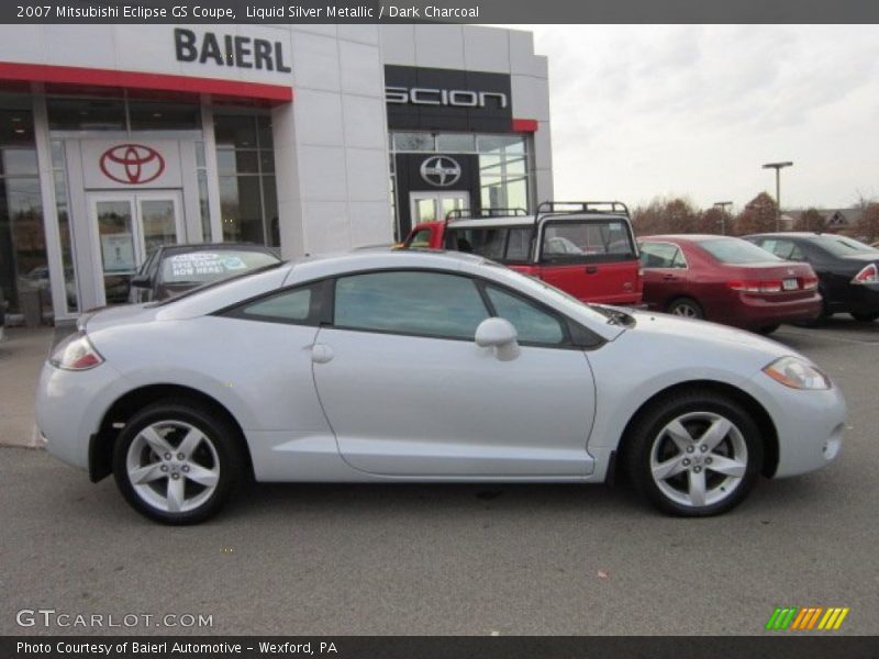 Liquid Silver Metallic / Dark Charcoal 2007 Mitsubishi Eclipse GS Coupe