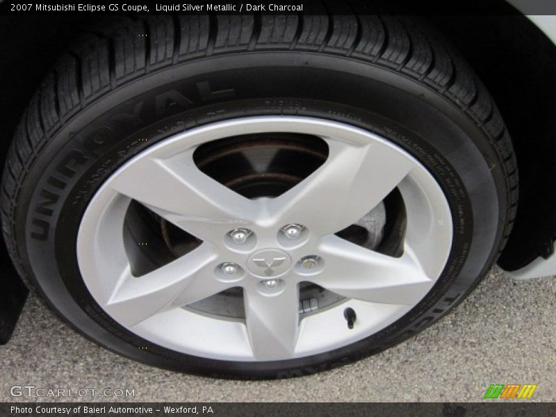 Liquid Silver Metallic / Dark Charcoal 2007 Mitsubishi Eclipse GS Coupe