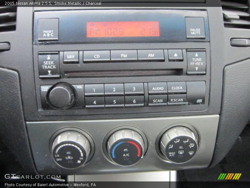 Smoke Metallic / Charcoal 2005 Nissan Altima 2.5 S