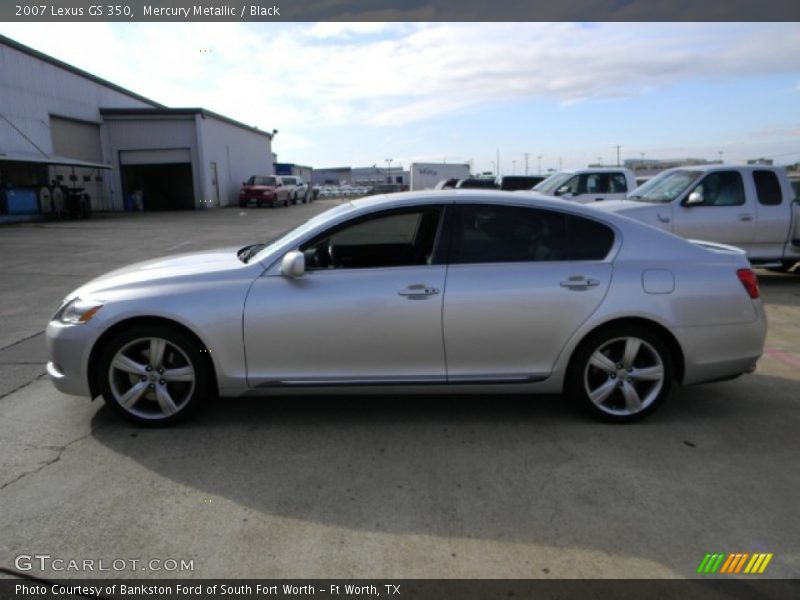 Mercury Metallic / Black 2007 Lexus GS 350