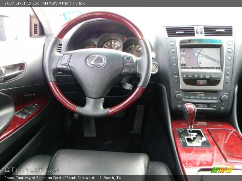 Mercury Metallic / Black 2007 Lexus GS 350
