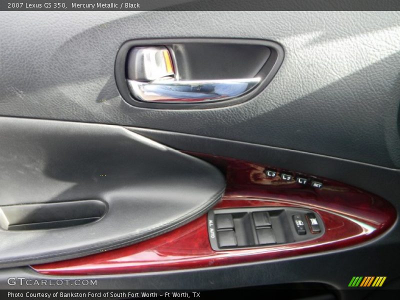 Mercury Metallic / Black 2007 Lexus GS 350