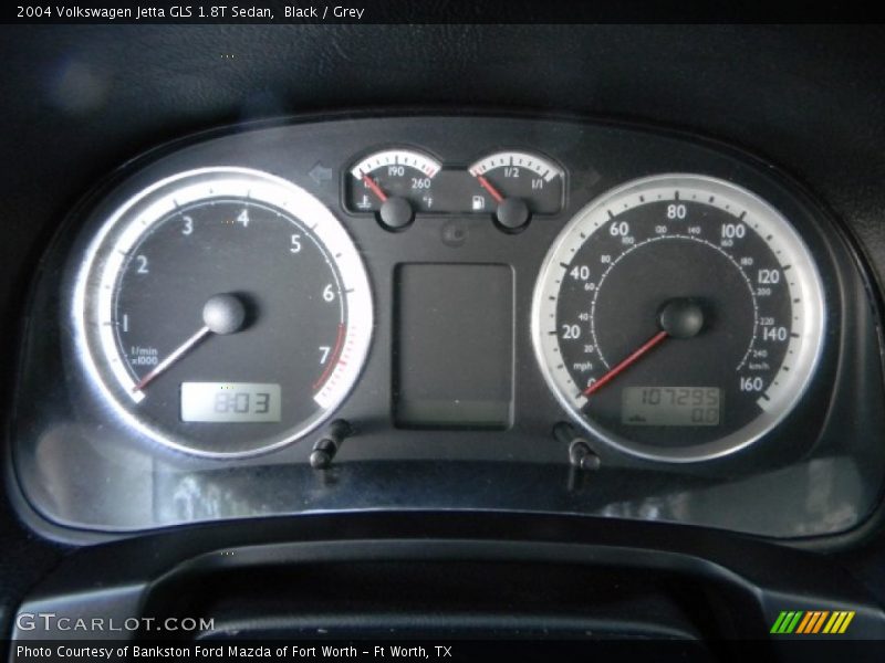 Black / Grey 2004 Volkswagen Jetta GLS 1.8T Sedan