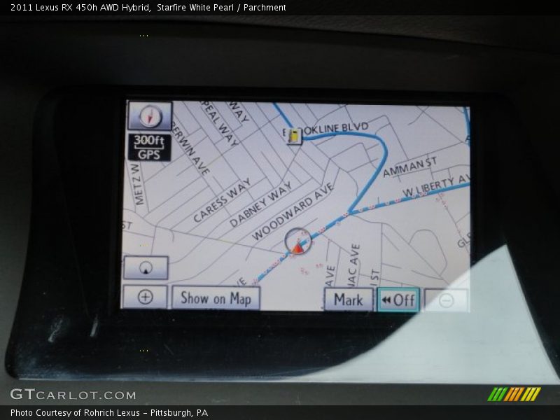 Starfire White Pearl / Parchment 2011 Lexus RX 450h AWD Hybrid