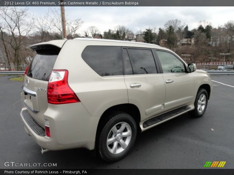 Satin Cashmere Metallic / Ecru/Auburn Bubinga 2012 Lexus GX 460 Premium