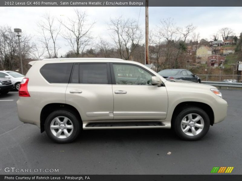 Satin Cashmere Metallic / Ecru/Auburn Bubinga 2012 Lexus GX 460 Premium