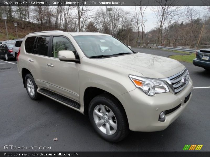 Satin Cashmere Metallic / Ecru/Auburn Bubinga 2012 Lexus GX 460 Premium