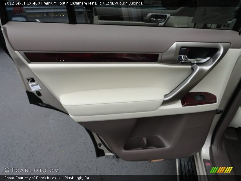 Satin Cashmere Metallic / Ecru/Auburn Bubinga 2012 Lexus GX 460 Premium