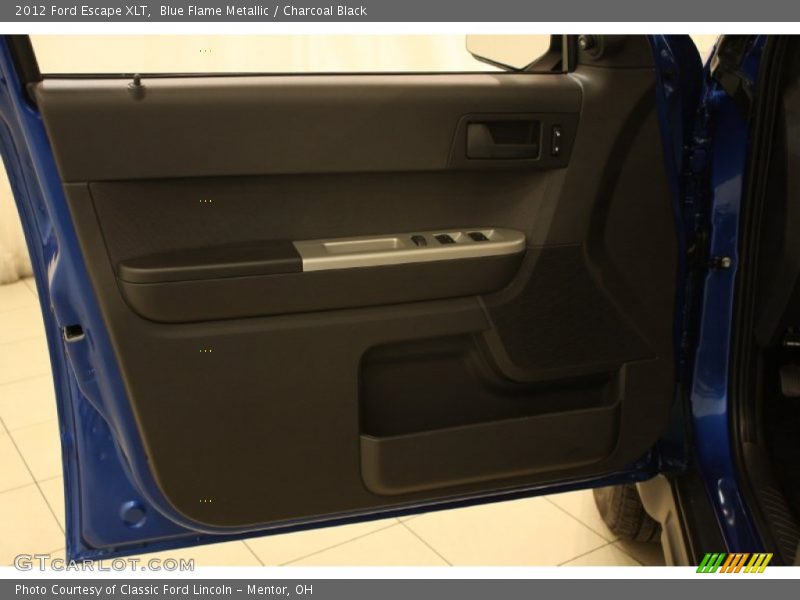 Blue Flame Metallic / Charcoal Black 2012 Ford Escape XLT