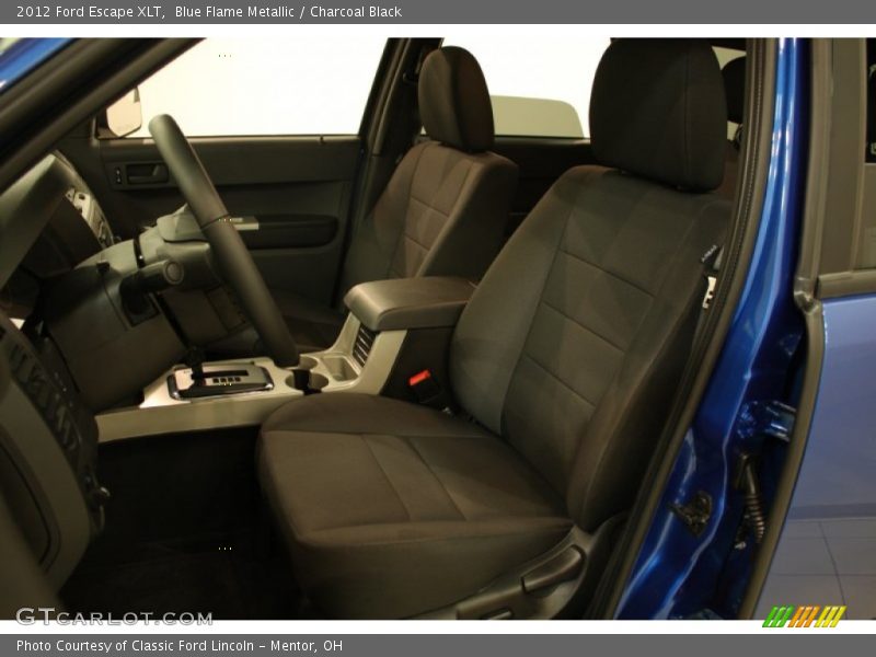 Blue Flame Metallic / Charcoal Black 2012 Ford Escape XLT