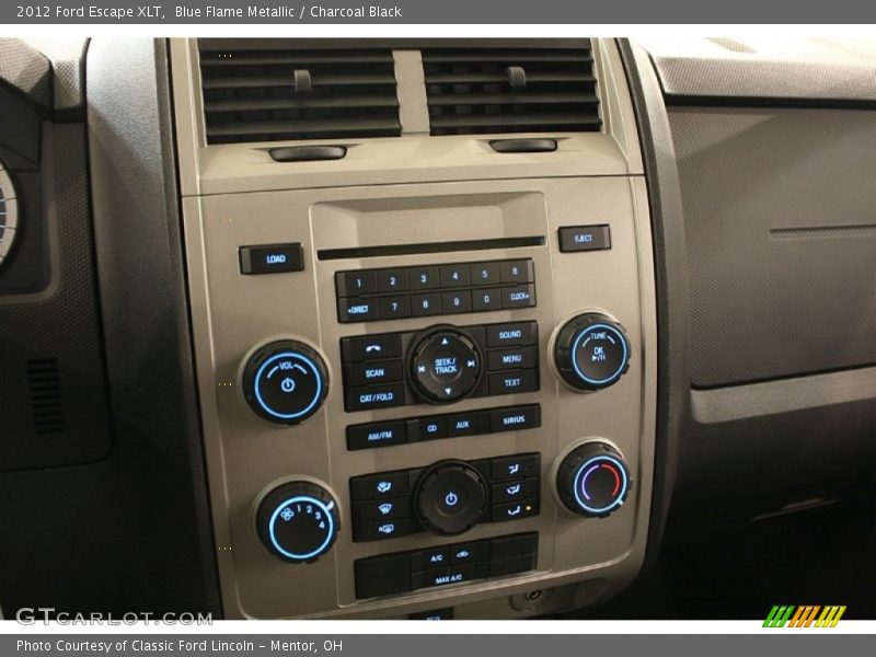 Blue Flame Metallic / Charcoal Black 2012 Ford Escape XLT