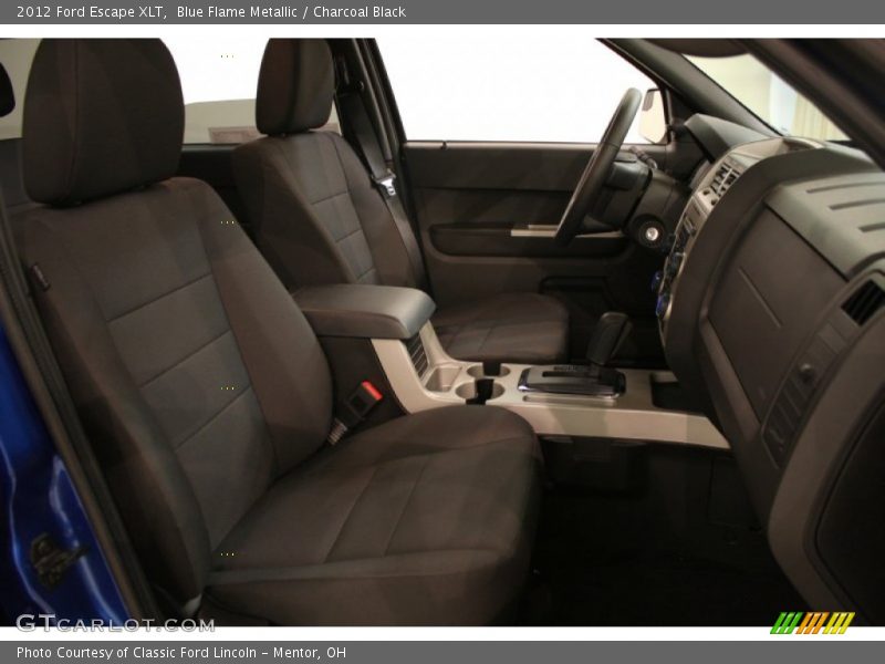 Blue Flame Metallic / Charcoal Black 2012 Ford Escape XLT