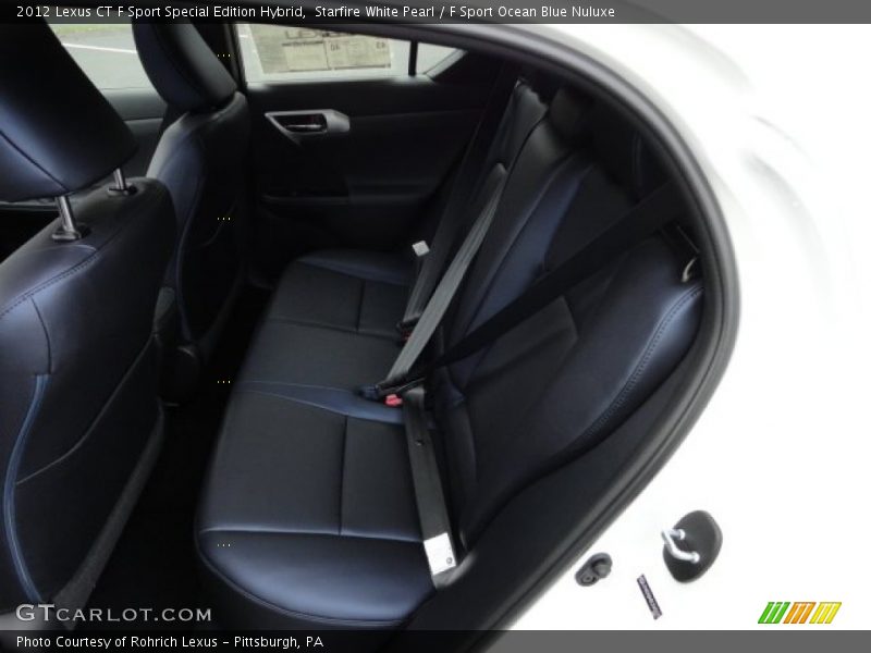 F Sport Ocean Blue Nuluxe - 2012 Lexus CT F Sport Special Edition Hybrid