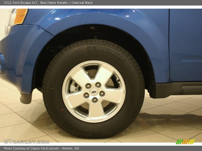 Blue Flame Metallic / Charcoal Black 2012 Ford Escape XLT