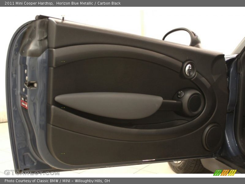 Horizon Blue Metallic / Carbon Black 2011 Mini Cooper Hardtop