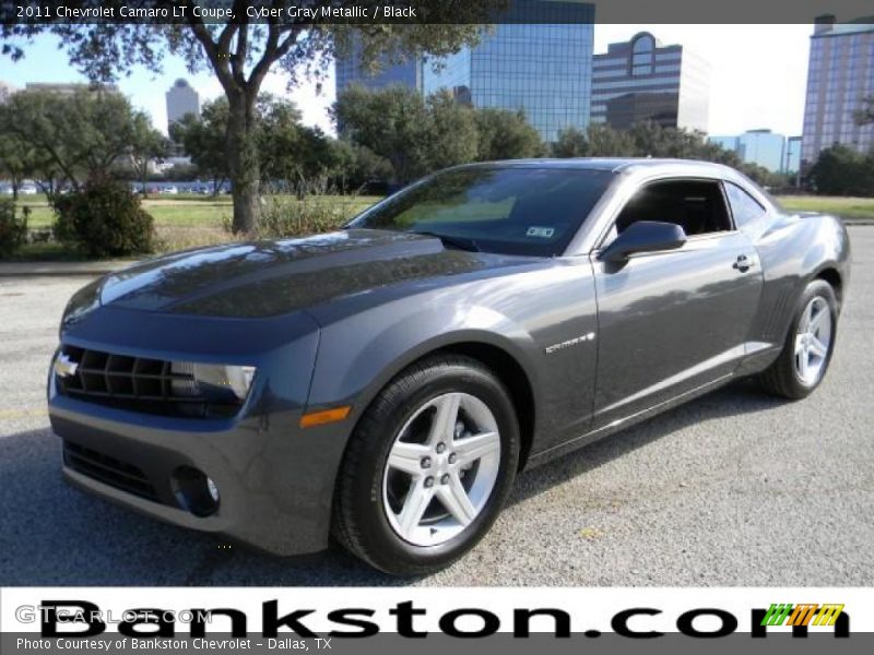 Cyber Gray Metallic / Black 2011 Chevrolet Camaro LT Coupe