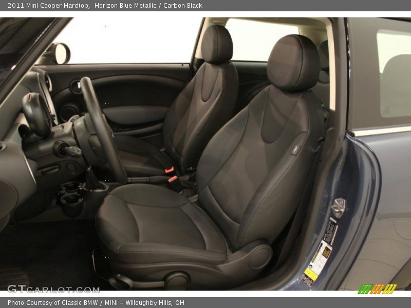 Horizon Blue Metallic / Carbon Black 2011 Mini Cooper Hardtop