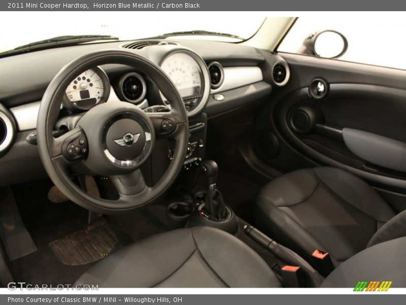 Horizon Blue Metallic / Carbon Black 2011 Mini Cooper Hardtop