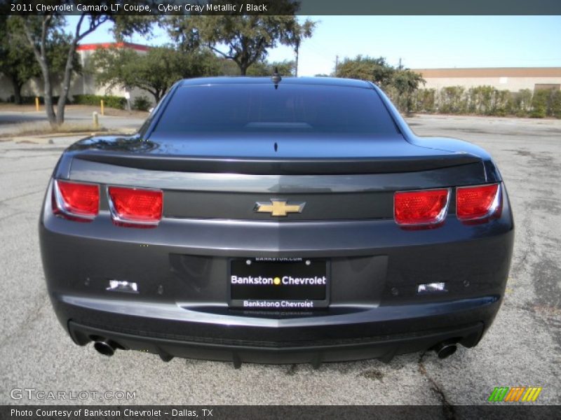 Cyber Gray Metallic / Black 2011 Chevrolet Camaro LT Coupe