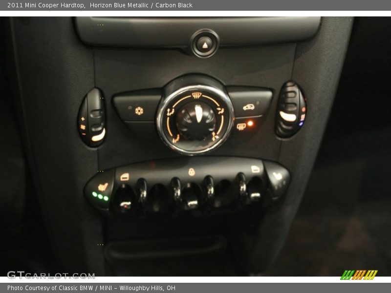 Horizon Blue Metallic / Carbon Black 2011 Mini Cooper Hardtop