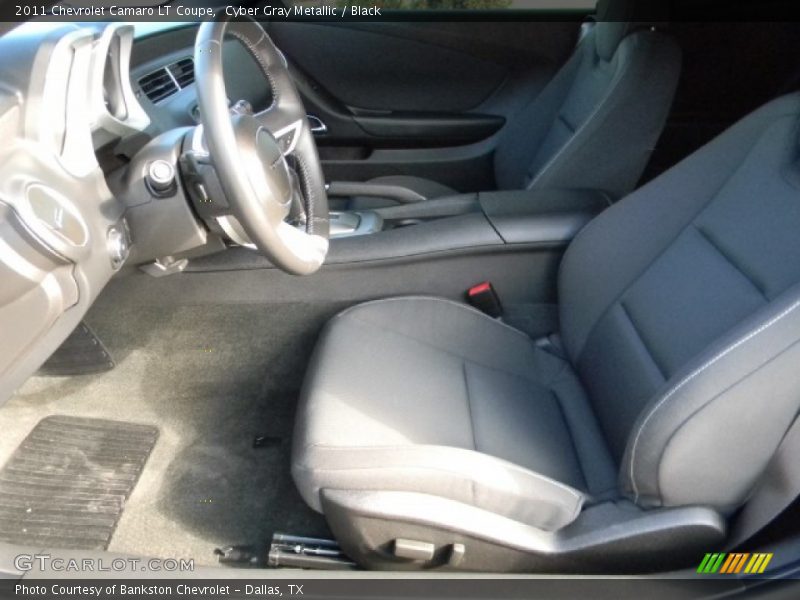 Cyber Gray Metallic / Black 2011 Chevrolet Camaro LT Coupe