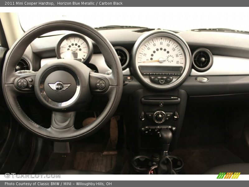 Horizon Blue Metallic / Carbon Black 2011 Mini Cooper Hardtop