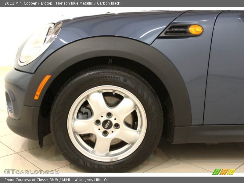 Horizon Blue Metallic / Carbon Black 2011 Mini Cooper Hardtop