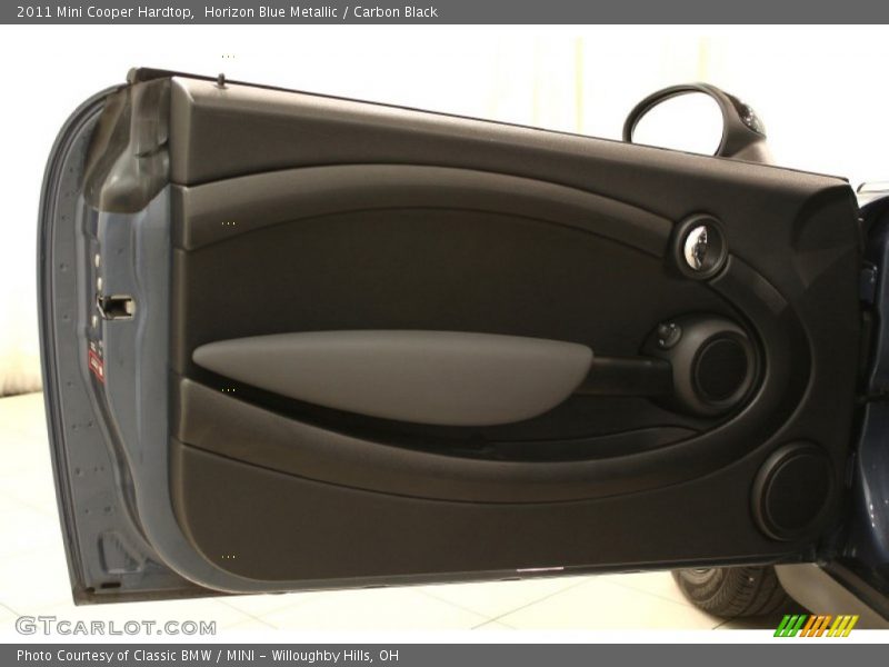 Horizon Blue Metallic / Carbon Black 2011 Mini Cooper Hardtop