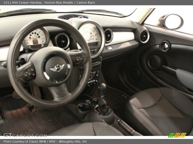 Horizon Blue Metallic / Carbon Black 2011 Mini Cooper Hardtop