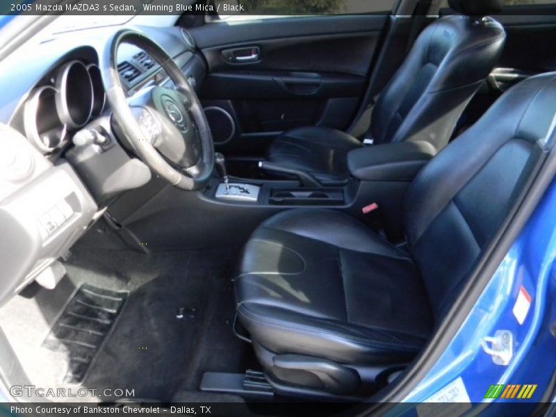 Winning Blue Mica / Black 2005 Mazda MAZDA3 s Sedan