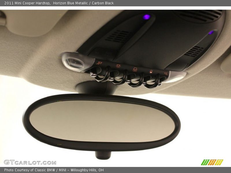 Horizon Blue Metallic / Carbon Black 2011 Mini Cooper Hardtop