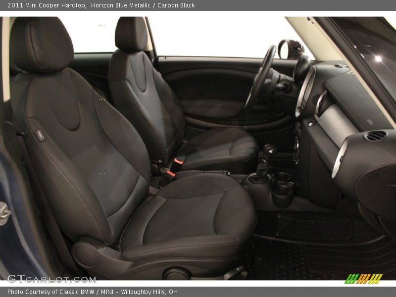 Horizon Blue Metallic / Carbon Black 2011 Mini Cooper Hardtop
