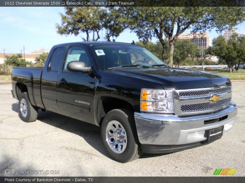 Black / Dark Titanium 2012 Chevrolet Silverado 1500 LS Extended Cab