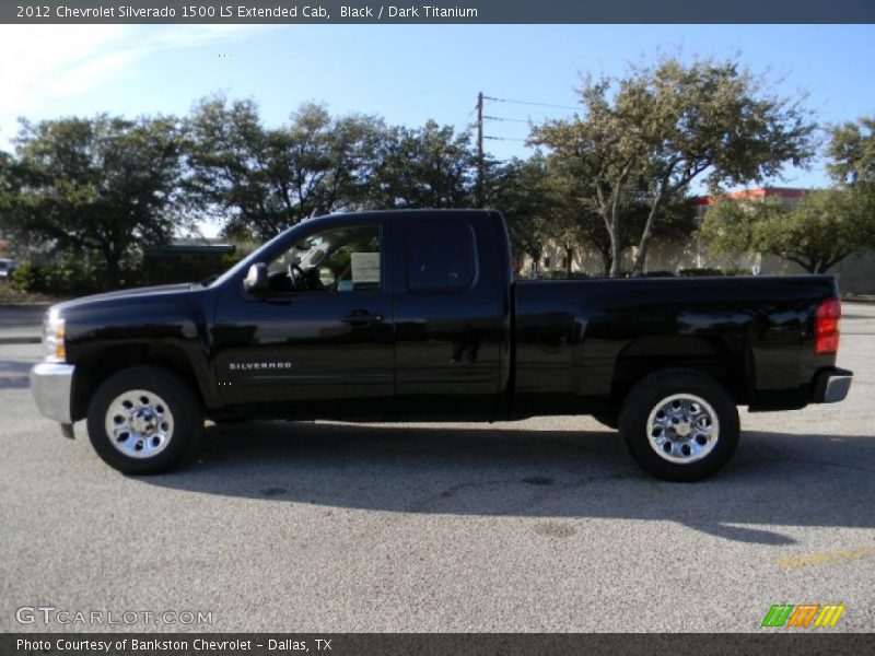 Black / Dark Titanium 2012 Chevrolet Silverado 1500 LS Extended Cab