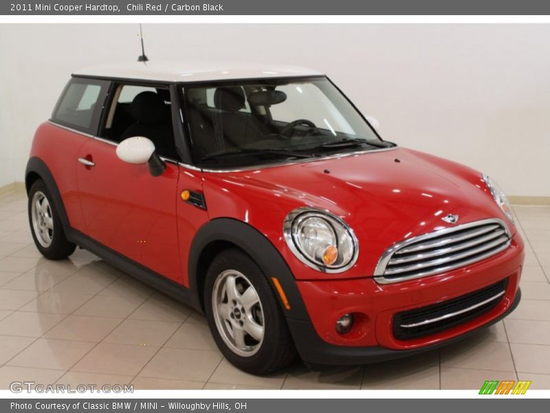 Chili Red / Carbon Black 2011 Mini Cooper Hardtop