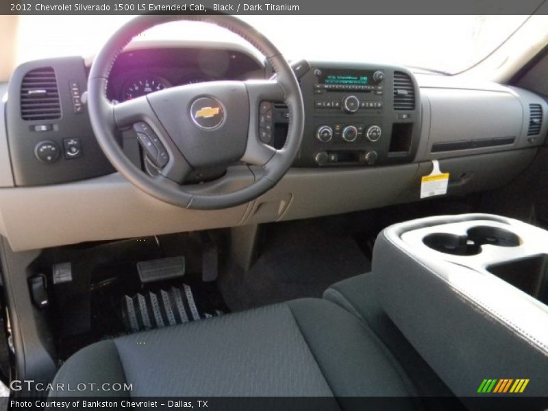 Dark Titanium Interior - 2012 Silverado 1500 LS Extended Cab 