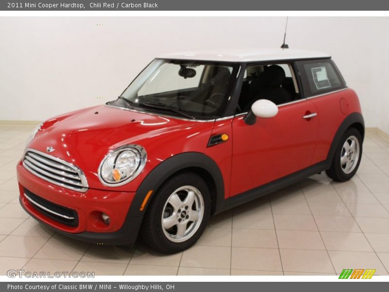 Chili Red / Carbon Black 2011 Mini Cooper Hardtop