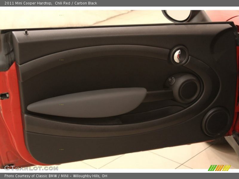Chili Red / Carbon Black 2011 Mini Cooper Hardtop