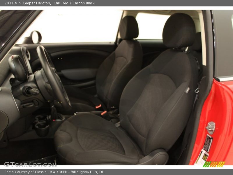 Chili Red / Carbon Black 2011 Mini Cooper Hardtop