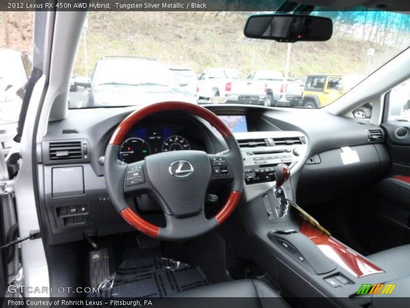 Dashboard of 2012 RX 450h AWD Hybrid