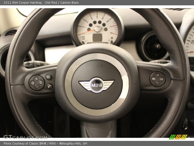 Chili Red / Carbon Black 2011 Mini Cooper Hardtop